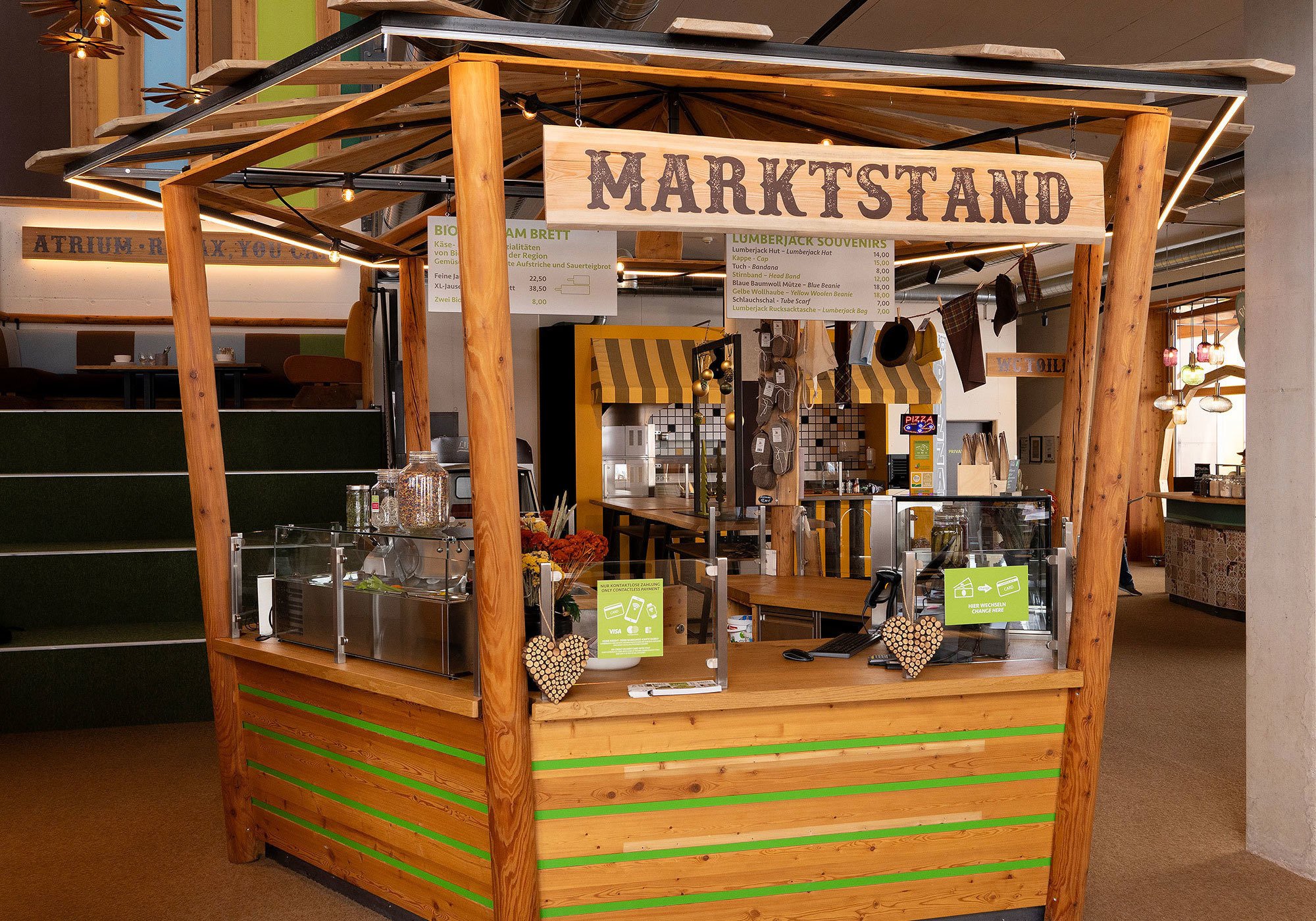 Marktstand am Lumberjack