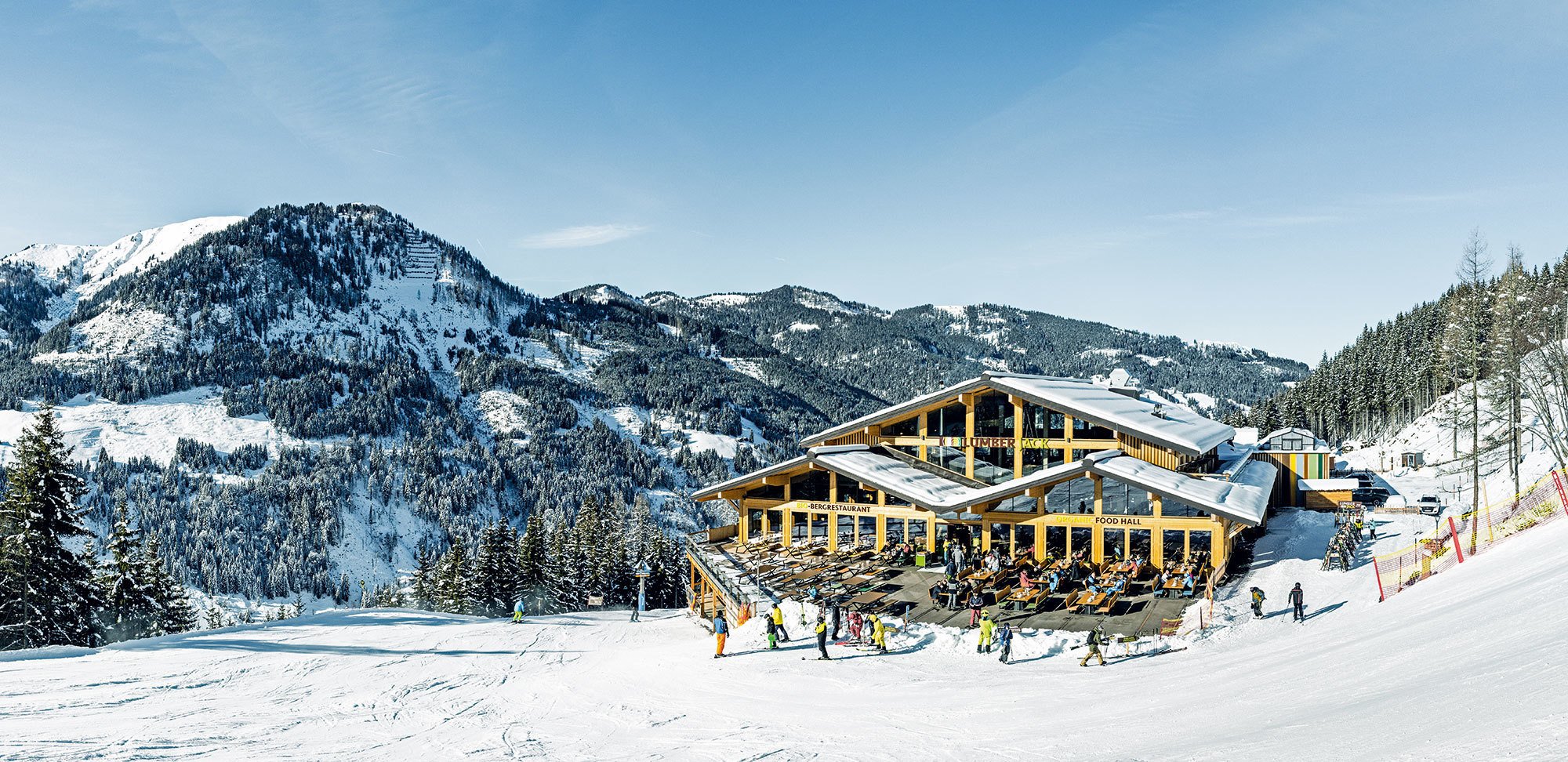 Lumberjack im Winter