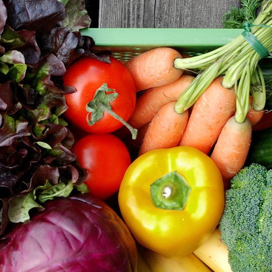 vegetables and fruits